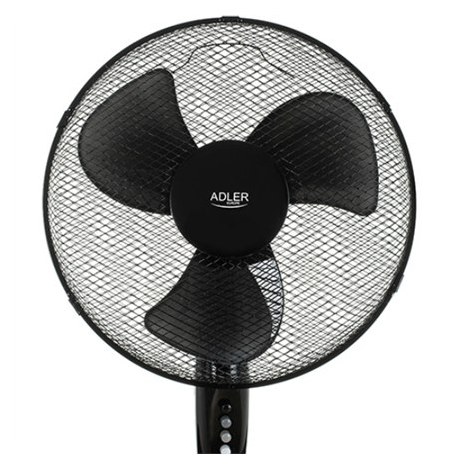 Adler | Fan | AD 7323b | Stand Fan | Black | Diameter 40 cm | Number of speeds 3 | Oscillation | 90 W | No - 3